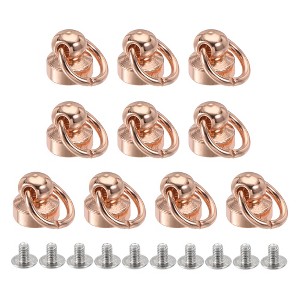 Unique Bargains Brass Corrosion-Resistant Dressing Table Cabinet Knobs 10 Pcs - 1 of 4