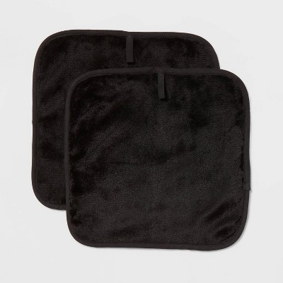 [12 Pack] Bleach Safe Black Makeup Towels | Luxury Ultra Soft Cotton Face  Washcloths Make up Removal