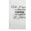 Manual Woodworks and Weavers Coffee and Jesus Kitchen Tea Towel Set of 6, 16x28 Cotton - 2 of 3