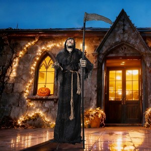 Yescom Halloween Grim Reaper 6 Feet Spooky Animated Yard Haunted House Decor 2025 - 1 of 4