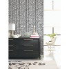 RoomMates Cat Coquillette Herringbone Peel and Stick Wallpaper Black: Removable, Renter Friendly, Vinyl, 28 Sq Ft Coverage - 4 of 4