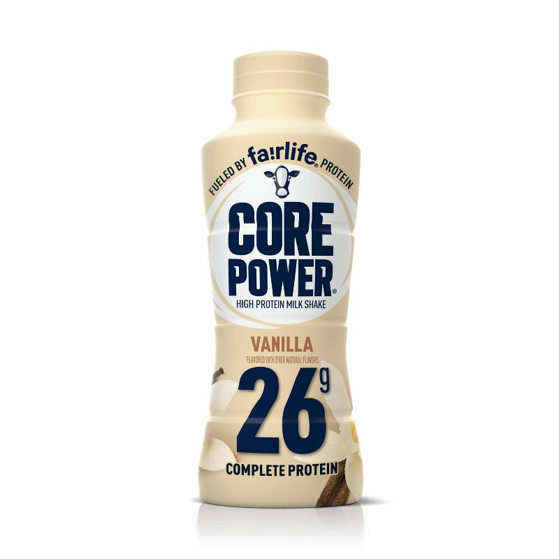 Core Power Vanilla 26G Protein Shake - 14 fl oz Bottle, 1 of 8