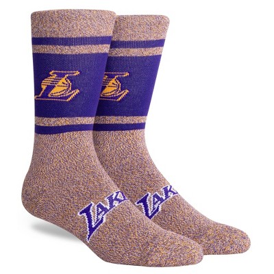  NBA Los Angeles Lakers Varsity Crew Socks - L 