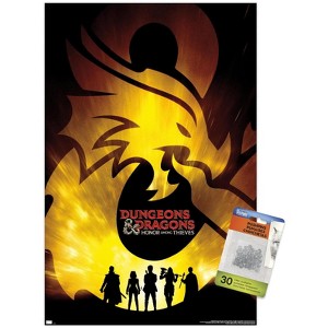 Trends International Dungeons & Dragons: Honor Among Thieves - Teaser One Sheet Unframed Wall Poster Prints - 1 of 4
