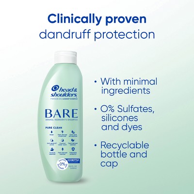 Head &#38; Shoulders Bare Anti Dandruff Pure Clean Shampoo, Sulfate Free - 13.5 fl oz_10