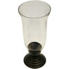 Livevie Traditional Chimney Hurricane Candle Holder Collection–Elegant Glass Table Decorations & Centerpieces for Dining/Living Room (Set of 2, Large) - 2 of 4