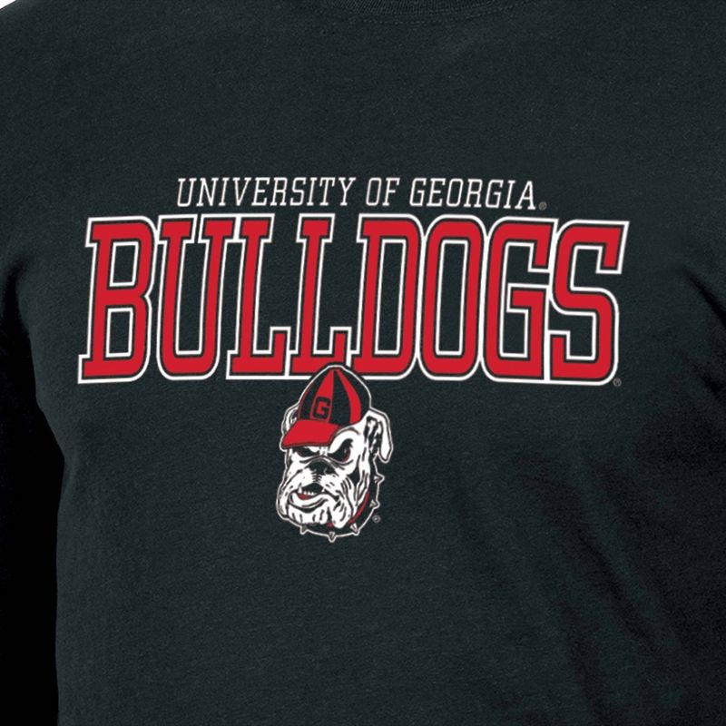 NCAA Georgia Bulldogs Men&#39;s Long Sleeve T-Shirt, 3 of 4