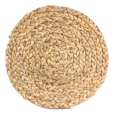 Tagltd Braided Water Hyacinth Round Placemat : Target