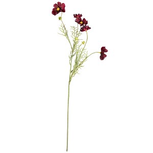 Allstate Floral Artificial Floral Cosmos Spray - 28" - Burgundy - 1 of 4