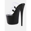 Shots Up Ultra High Heel Clear Straps - 2 of 4