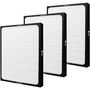 Nispira Filter Replacement Compatible with Blueair 200 and 300 Series Particle Fits Models 201, 203, 205, 215B, 250E, 270E, and 303, 3 Packs - 1 of 4