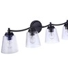 Craftmade Lighting 4 - Light Vanity in  Flat Black - 3 of 4