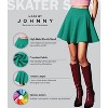 Women's Stretch Flared Skater Skirt - Basic Versatile Mini Style (XS-3XL Plus Size Available) Wb211_jade - 2 of 4