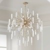 Possini Euro Design Madeleine Brass Gold Rain Chandelier 40" Wide Modern 14-Light Fixture for Dining Room House Foyer Kitchen - 2 of 4