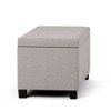 NicBex 35.6" Storage Bench Rectangle Storage Ottoman for Bedroom, Living Room, Gray - 3 of 4
