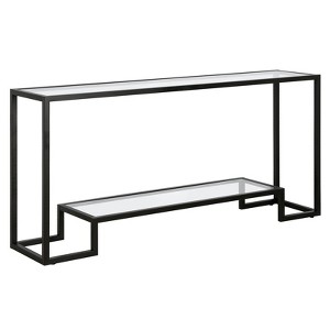 64 in. Black Bronze Console Table - Henn&Hart - 1 of 4