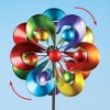 Collections Etc Colorful Double Spinner Yard Stake Multi - image 2 of 3