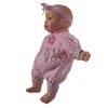 Goldberger Baby's First 13" Unbelievably Soft Baby Doll in Pink Stripes - 3 of 4