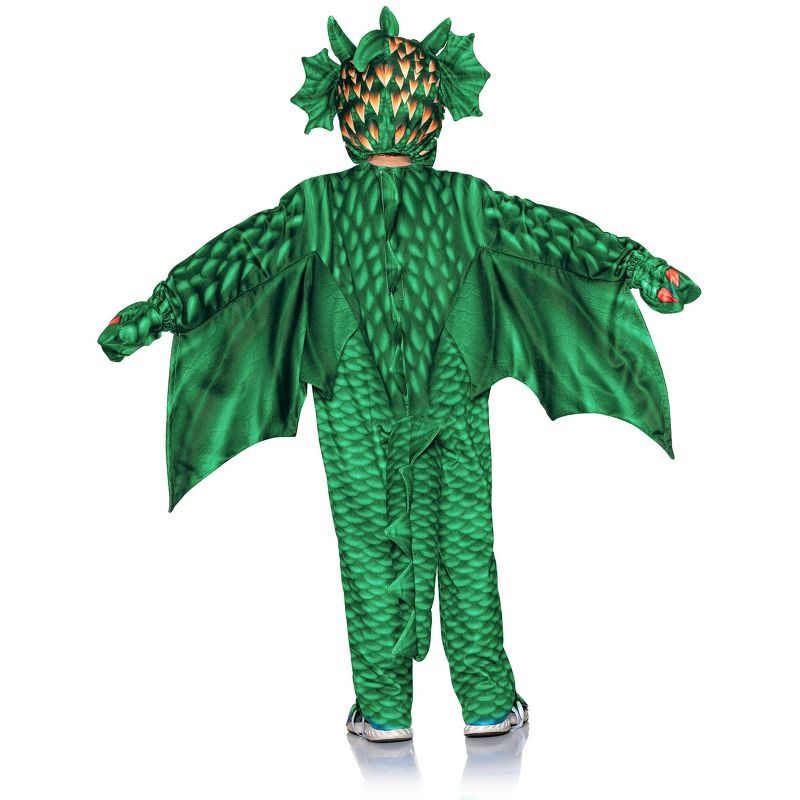 Green Dragon Printed Children's Costume, 2 of 3