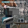 EUHOMY 12V Refrigerator, 22Qt(21L) Electric Cooler & Compressor Fridge - 3 of 4