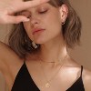 Layered Heart Necklace, Handmade 18K Gold Plated Dainty Choker With Arrow Bar Pendant for Women - 2 of 4
