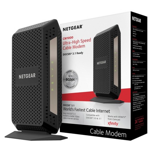 Netgear Cable Modem Black Cm1000 100nas Target