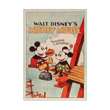 54"x78" Mickey Mouse Classic Movie Area Kids' Rug