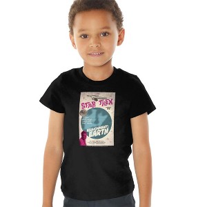 Toddler Boys' Star Trek Tos Episode 55 T-Shirt Black - 1 of 4