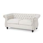 Somerville Traditional Chesterfield Loveseat - Christopher Knight Home