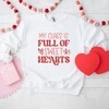 Simply Sage Market Women's Graphic Sweatshirt My Class Is Full Of Sweet Hearts Colorful - 3 of 4