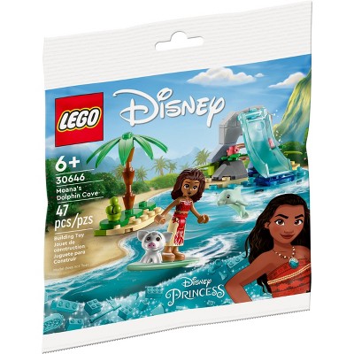 Gymnastik kapok mineral Lego Disney Princess Moana Dolphin Cove 30646 Building Toy Set : Target