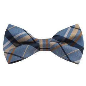 Men's Plaid Color 2.75 W And 4.75 L Inch Pre-Tied adjustable Bow Ties - 1 of 3