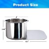 GSE Slide-Under Stainless Steel Cup Holder – Suitable for Casino Poker, Work Desks, Boats, RVs, and Trucks - 2 of 4