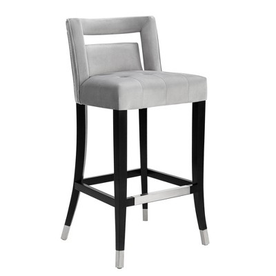 TOV Furniture Hart Velvet Upholstered Stool