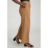 Jessica London Women's Plus Size Stretch Knit Crepe Wide Leg Pant - 4 of 4