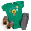 The Juniper Shop Mini Smiley Rainbow Cloud Lumi Baby Short Sleeve Bodysuit - 3 of 4