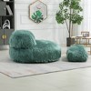 CAVINAS Bean Bag Chair Sofa Chair with Ottoman Floor Chair with Handle for Reading Room, Living Room - 2 of 4