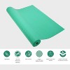 Wai Lana Yogi Mat by (Color: Jade) - 1/8 inch Thick, Non-slip, Stylish, Latex-Free, Lightweight, Optimum Comfort - 2 of 4