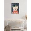 Kate & Laurel All Things Decor 18"x24" Sylvie MC 0671 Polar Bear Framed Canvas Wall Art by Mia Charro White Christmas Polar Bear - 2 of 4