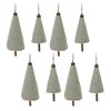 Melrose Wool Pine Tree Ornament (Set of 8) - 2 of 3