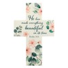 Dicksons He Has Made Everything Beautiful Pink Floral 4 inch Paper Pocket Card Bookmark Pack of 12 - 2 of 4