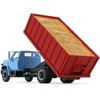 1970s Chevrolet C65 Grain Truck with Corn Load Baby Blue and Red 1/34 Diecast Model by First Gear - 2 of 3