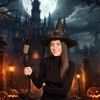 HMS Take Apart 48 Inch Plastic Witch Broom Costume Accessory - 2 of 3