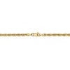 Black Bow Jewelry 2.8mm 14k Yellow Gold Hollow Rope Chain Necklace - 4 of 4