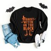 Simply Sage Market Women's Graphic Sweatshirt Baddest Witch On The Block - 3 of 4
