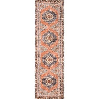 nuLOOM Kamila SpinClean Machine Washable Stain-Resistant Area Rug