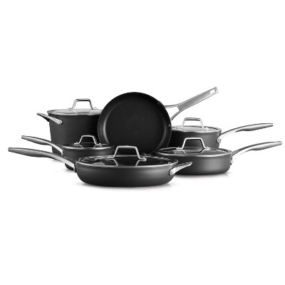 Calphalon Premier 10-pc. Space-Saving Stainless Steel Cookware Set