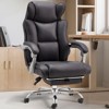 Rbied Ergonomic Office Chair Home Desk Chair with Retractable Footrest and Adjustable Backrest, Reclining Office Chair with Linkage Armrest - 3 of 4