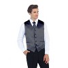 Gioberti Men's Formal 4pc Satin Vest Necktie Bowtie and Pocket Square - 3 of 3