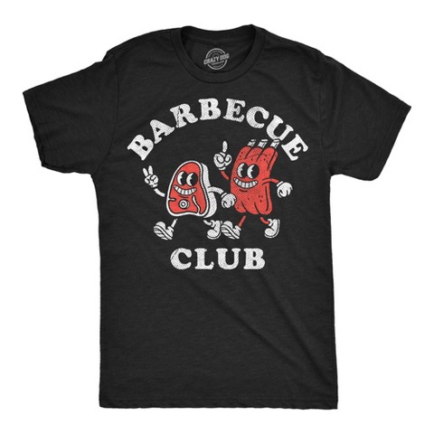 Мужские футболки Crazy Dog T-Shirts, Inc. Mens Funny T Shirts Barbecue Club Sarcastic Cooking Tee For Men - Crazy Dog Men's T Shirt For Foodies Black S